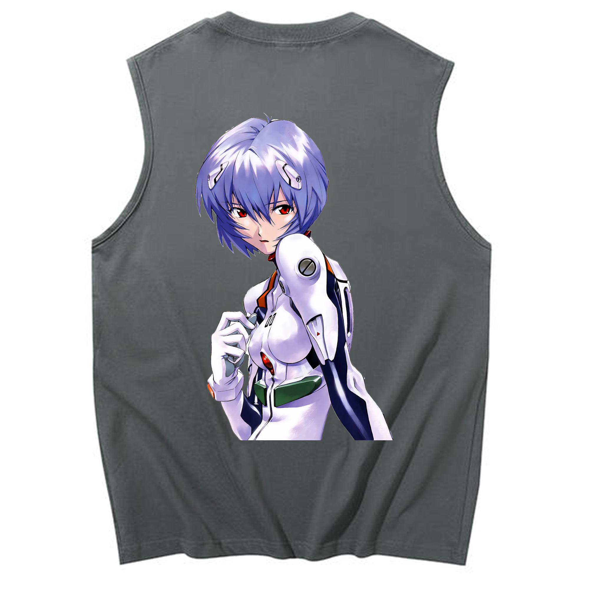 （画像用） EVA 新世紀エヴァンゲリオン コットン100％タンクトップ（背面プリント）